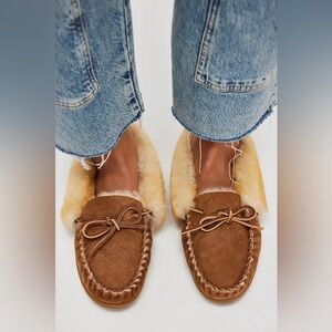New L.L.Bean x Free People Wicked Good Moccasins Slippers Shoes sz 8